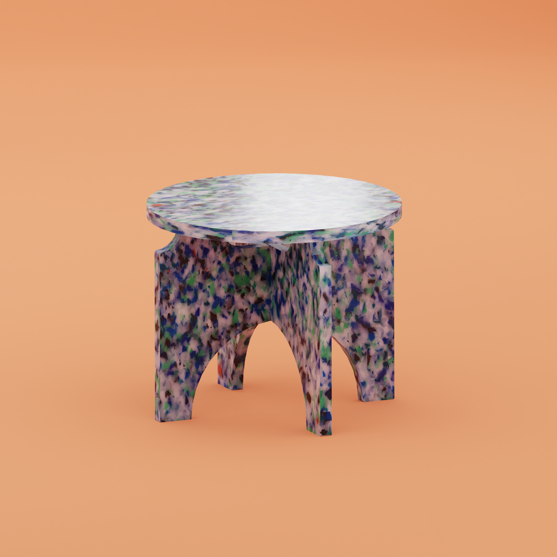 STOOL BY THE MINIMONO PROJECT - BRAND FOR ECO FRIENDLY - PLAYFUL - MULTI FUNCTIONAL - SUSTAINABLE - HIGH QUALITY - DESIGN FURNITURE FROM RECYCLED PLASTIC FOR BOTH ADULT AND CHILDREN MADE IN BERLIN GERMANY