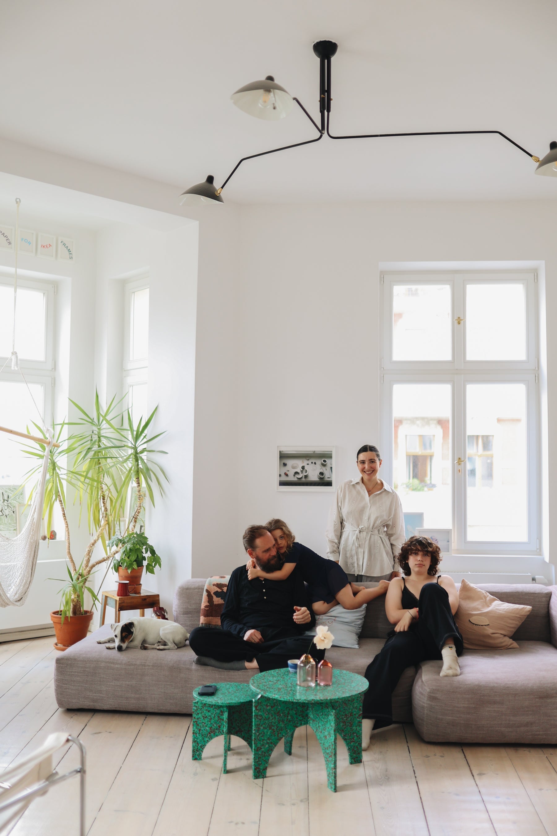 THE MiNiMONO PROJECT FAMILY #3 - JULIETA BENITO SANZ, DIRK LACHMANN, CLOE, OLIVIA AND LEVI FROM BERLIN, GERMANY - SUSTAINABLE DESIGN FURNITURE FROM RECYCLED PLASTIC FOR BOTH ADULT AND CHILDREN
