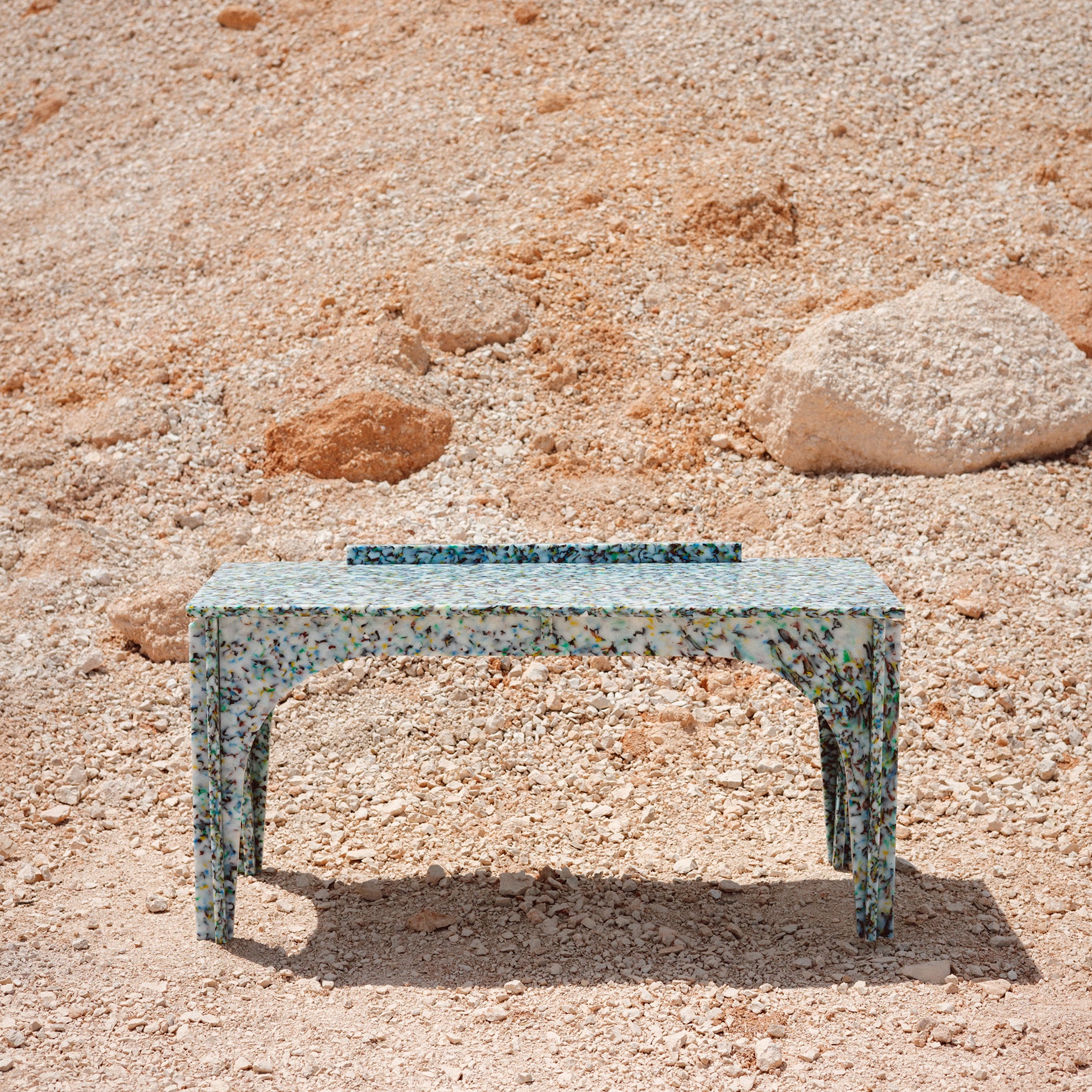COLOURFUL BENCH KIDS DESK BY THE MINIMONO PROJECT - BRAND FOR ECO FRIENDLY - PLAYFUL - MULTI FUNCTIONAL - SUSTAINABLE - HIGH QUALITY - DESIGN FURNITURE FROM RECYCLED PLASTIC FOR BOTH ADULT AND CHILDREN MADE IN BERLIN GERMANY