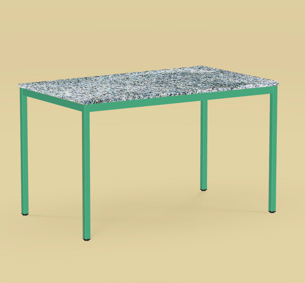 TABLE BY THE MINIMONO PROJECT - BRAND FOR ECO FRIENDLY - PLAYFUL - MULTI FUNCTIONAL - SUSTAINABLE - HIGH QUALITY - DESIGN FURNITURE FROM RECYCLED PLASTIC FOR BOTH ADULT AND CHILDREN MADE IN BERLIN GERMANY