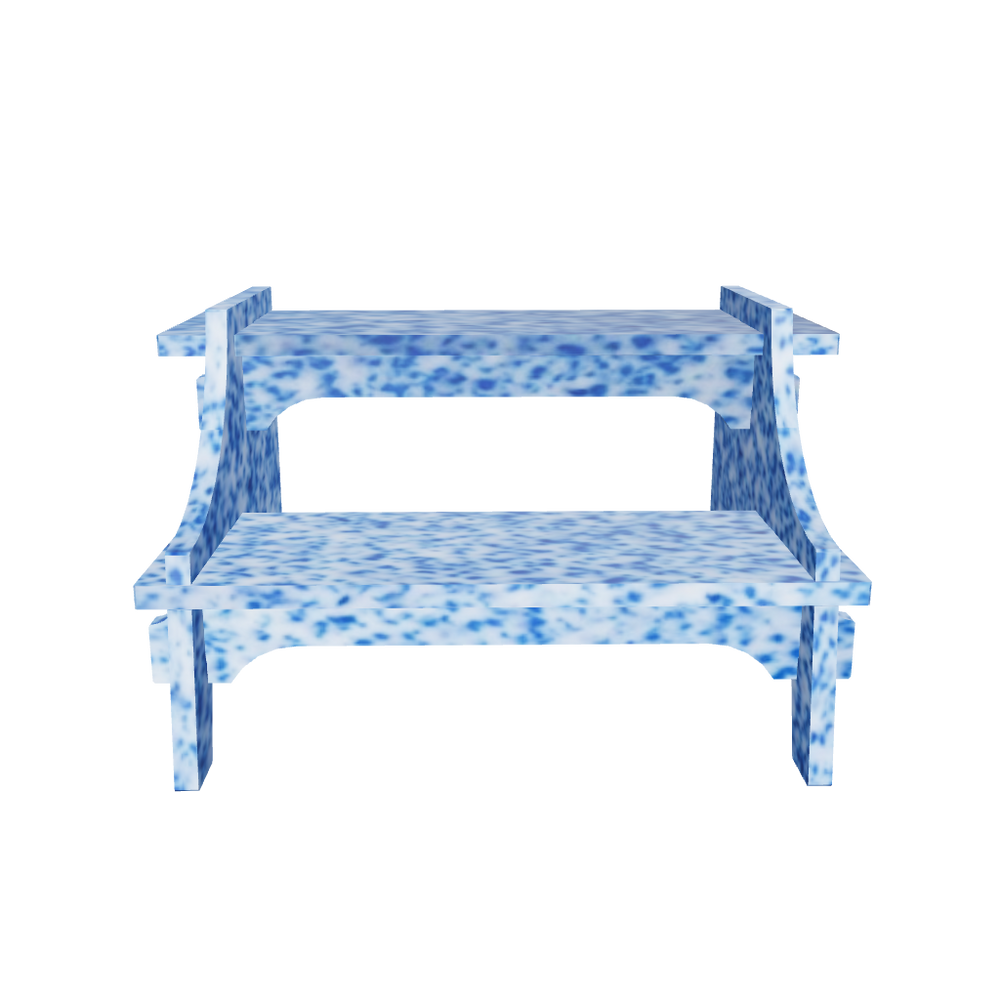 3D OF M2N1 IN ARTIC BLUE BY THE MINIMONO PROJECT - BRAND FOR ECO FRIENDLY - PLAYFUL - MULTI FUNCTIONAL - SUSTAINABLE - HIGH QUALITY - CIRCULAR DESIGN FURNITURE FROM RECYCLED PLASTIC FOR BOTH ADULT AND CHILDREN MADE IN BERLIN GERMANY